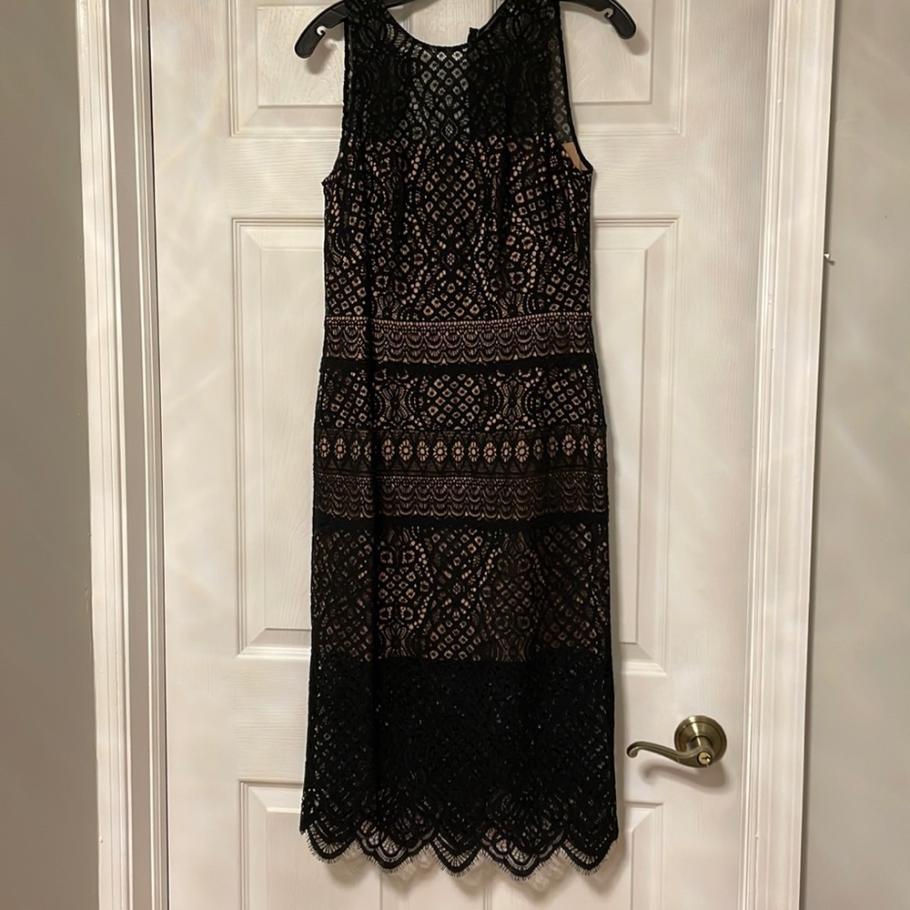 NEW! Tad ash I Shoji spaghetti Lace dress. Size 4.